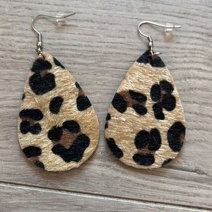 Cheetah earrings